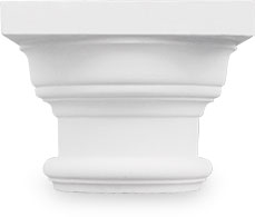 Capitello dorico in poliuretano strutturale