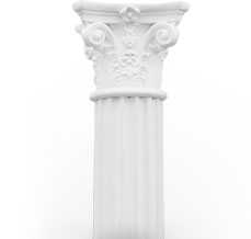 Colonna P68 in poliuretano strutturale