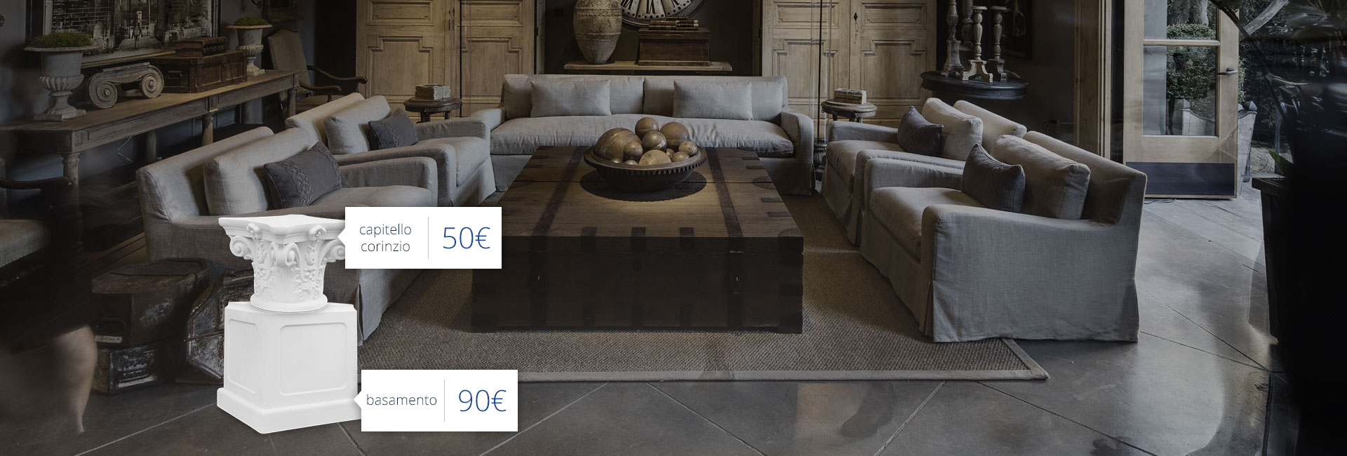 Colonnati per arredamento e allestimento locali commerciali